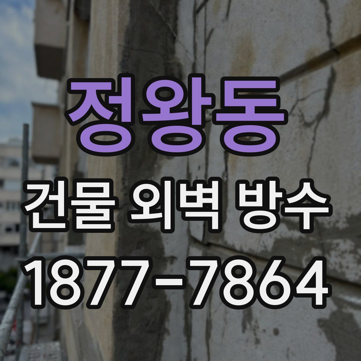 정왕동 건물 외벽 방수