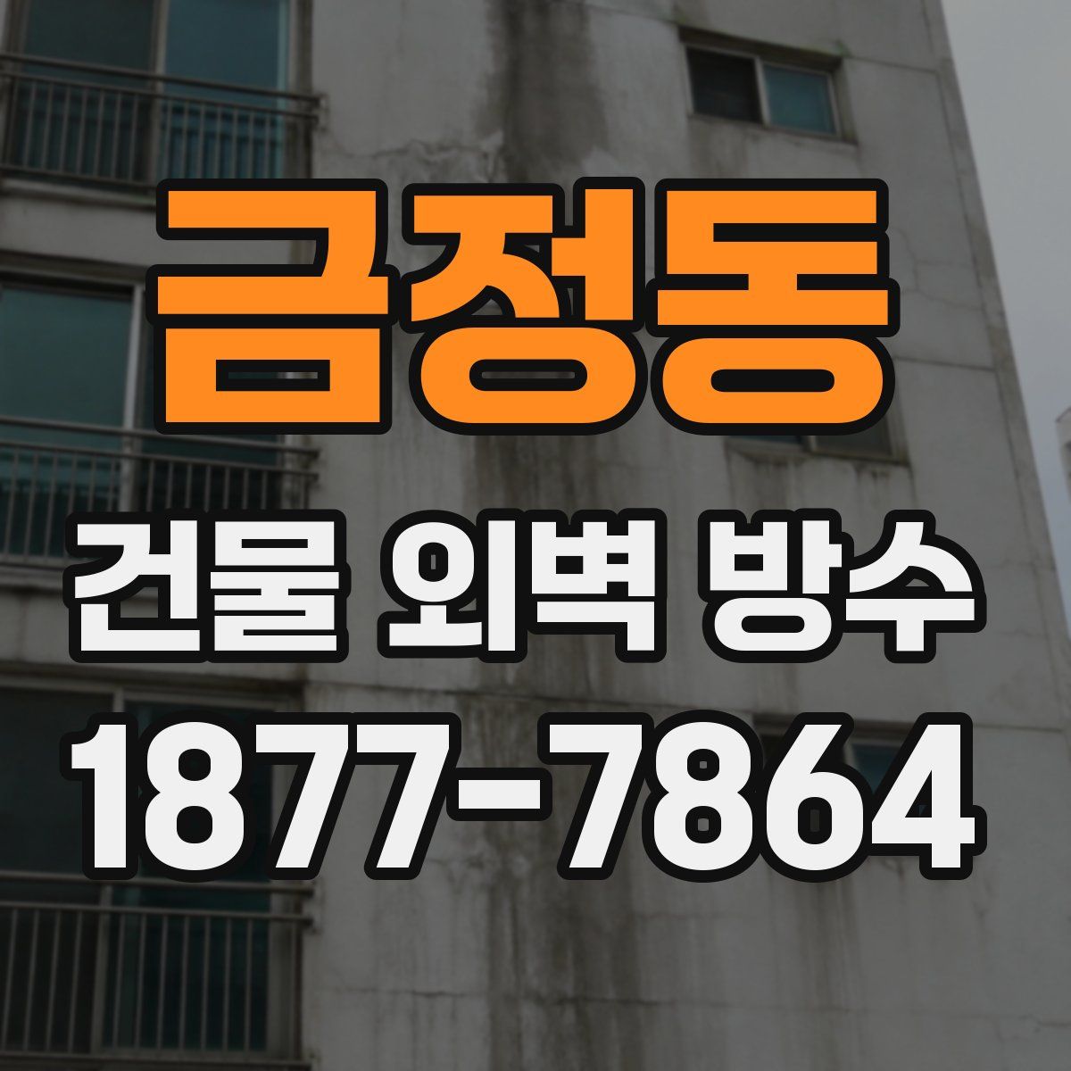 금정동 건물 외벽 방수