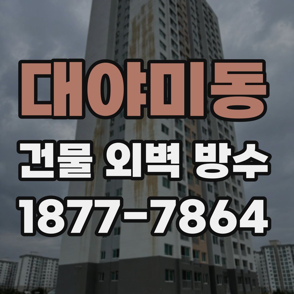 대야미동 건물 외벽 방수