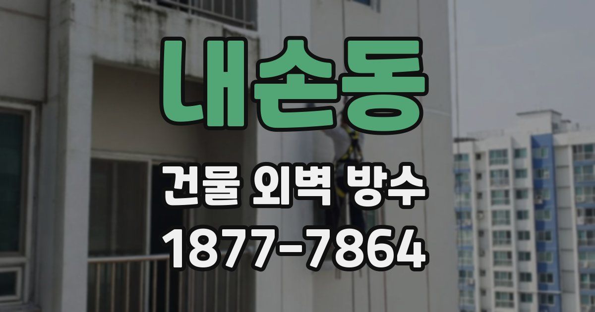 내손동 건물 외벽 방수