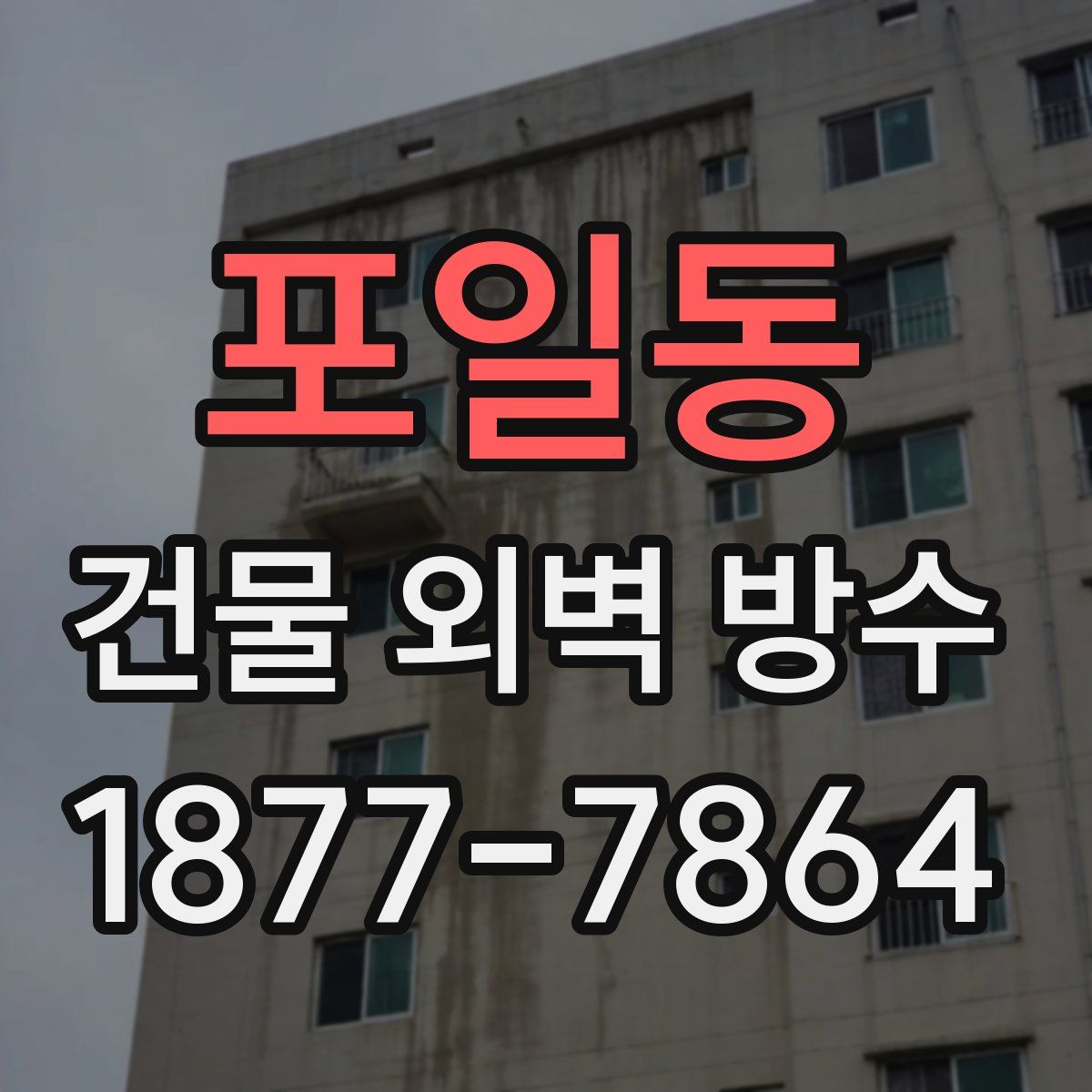 포일동 건물 외벽 방수