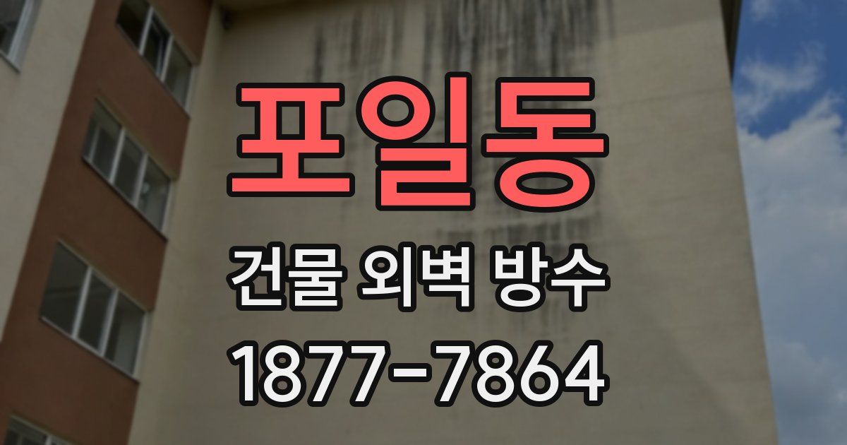 포일동 건물 외벽 방수