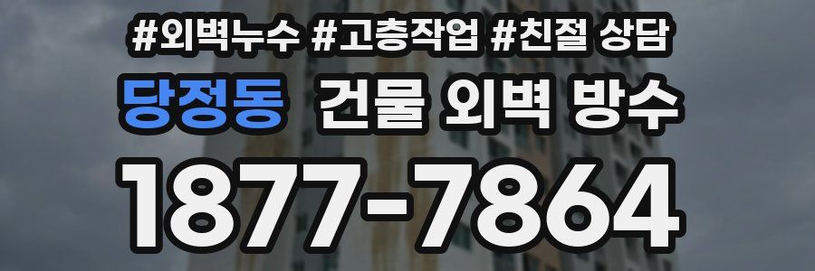 당정동 건물 외벽 방수