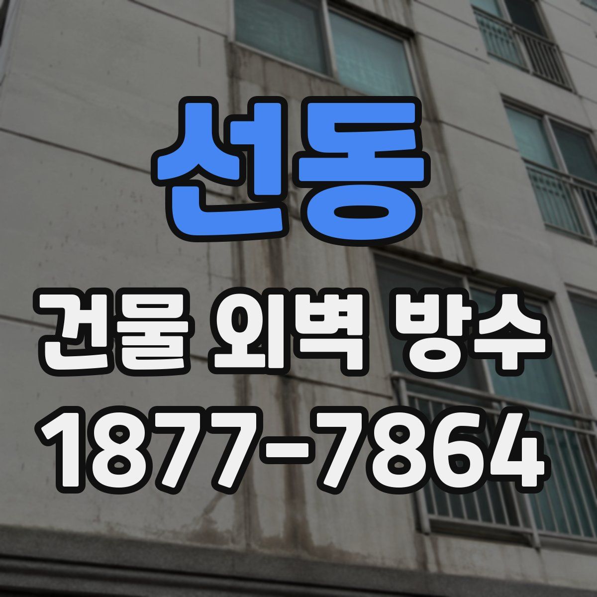 선동 건물 외벽 방수