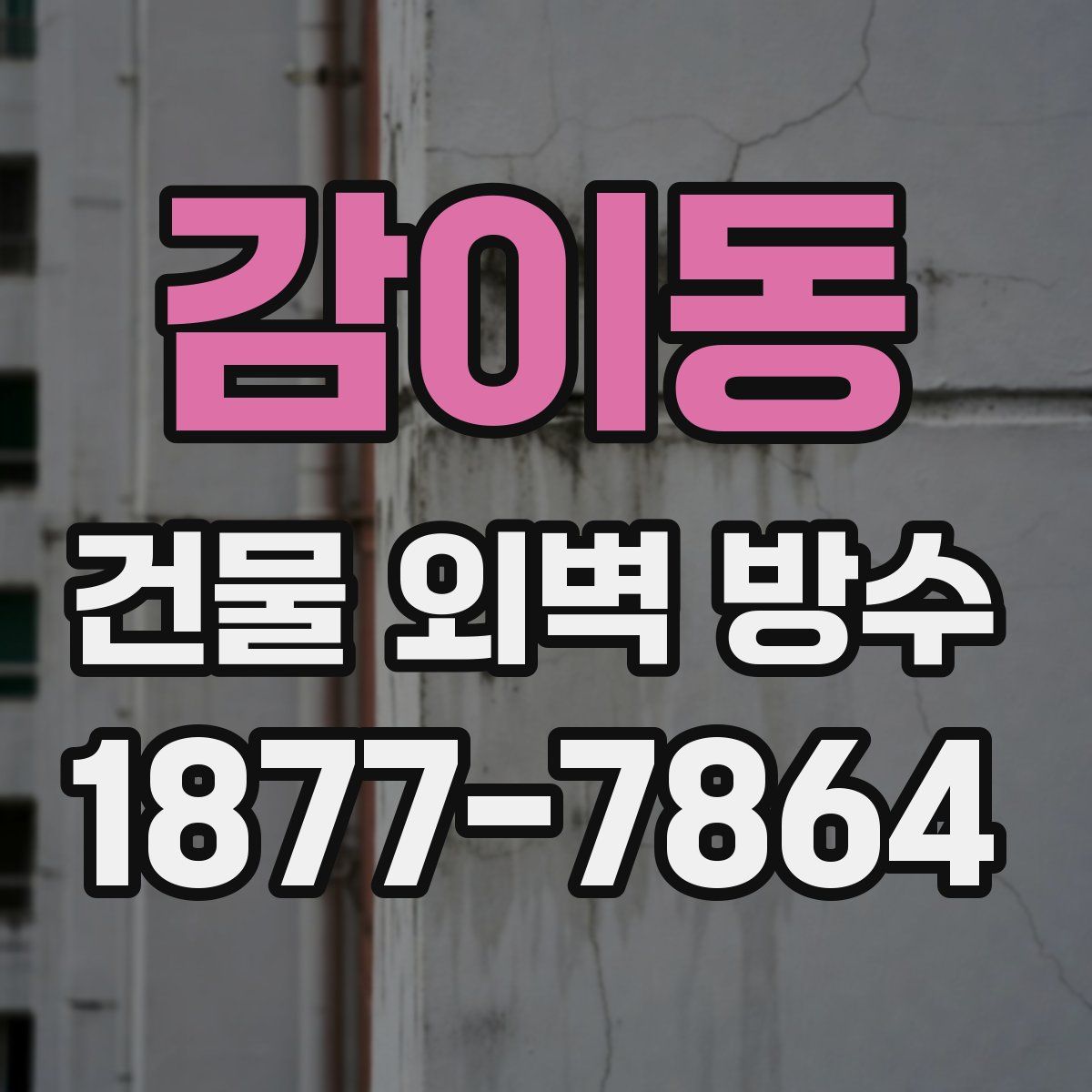 감이동 건물 외벽 방수