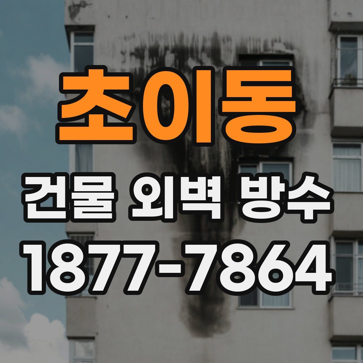 초이동 건물 외벽 방수