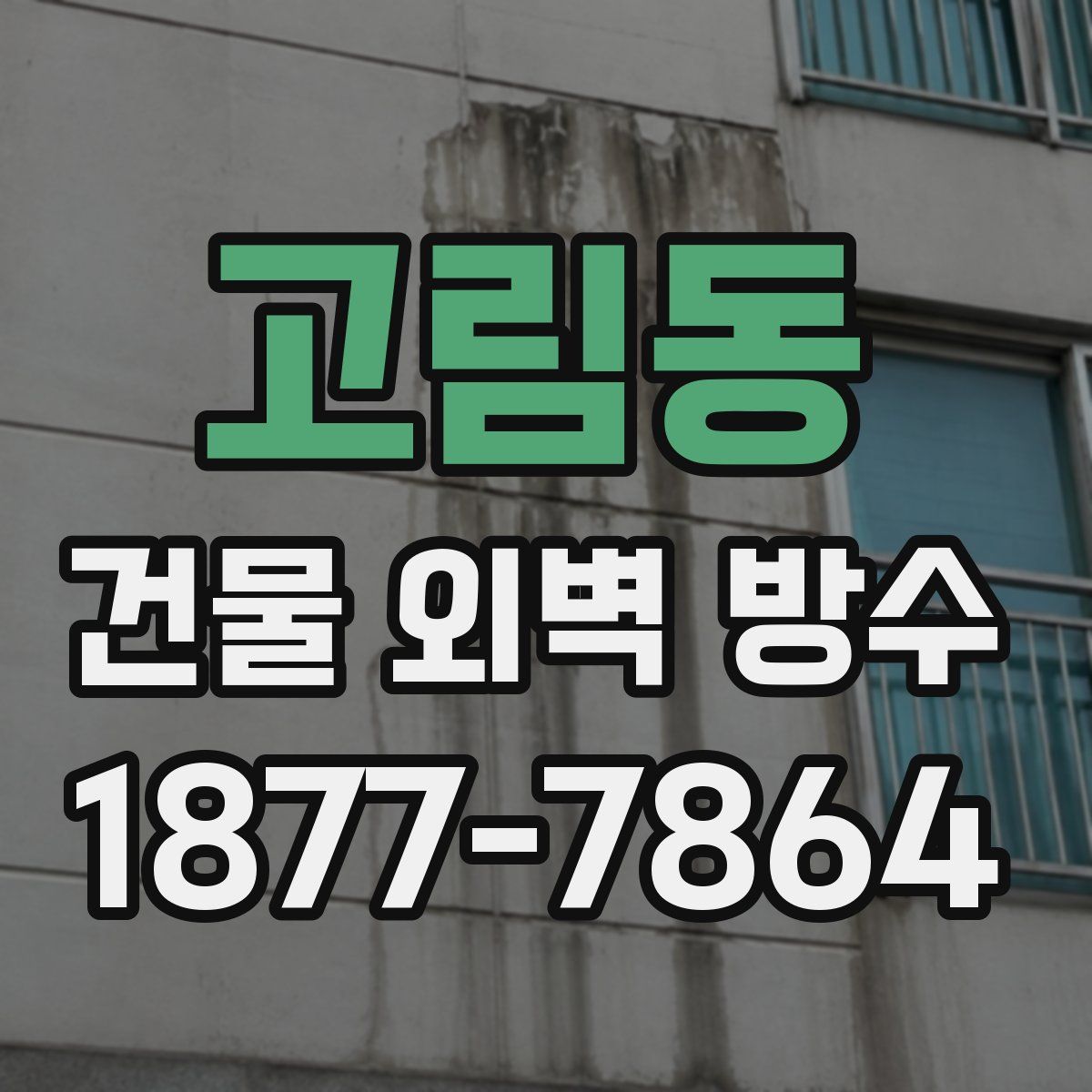 고림동 건물 외벽 방수