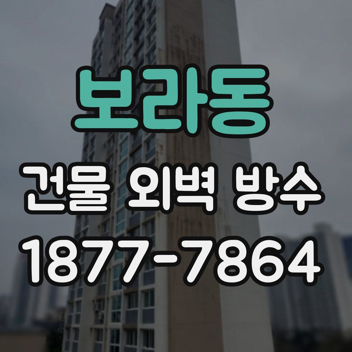 보라동 건물 외벽 방수