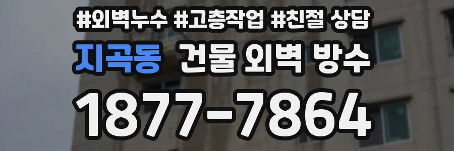 지곡동 건물 외벽 방수