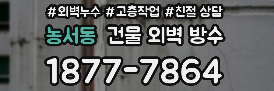 농서동 건물 외벽 방수