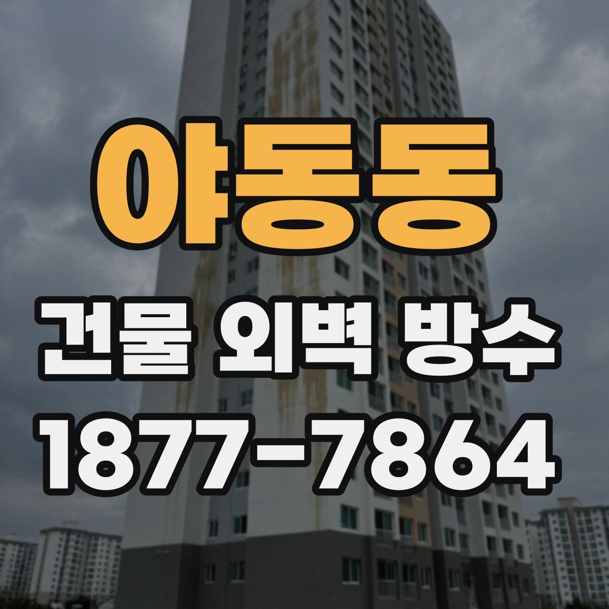 야동동 건물 외벽 방수