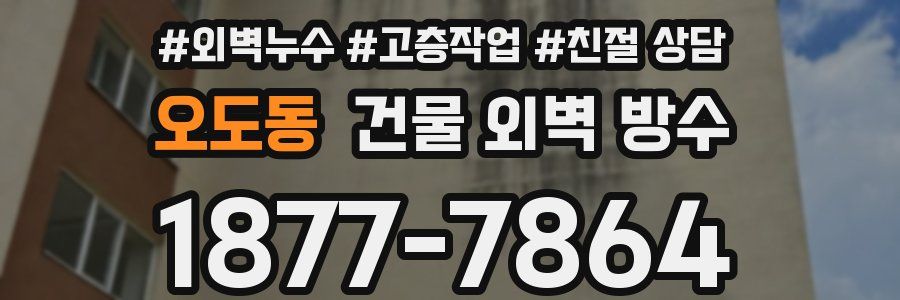 오도동 건물 외벽 방수