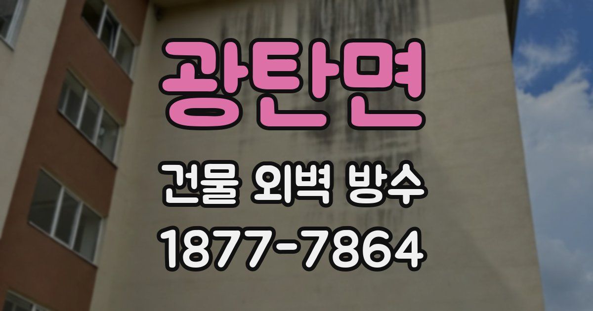 광탄면 건물 외벽 방수