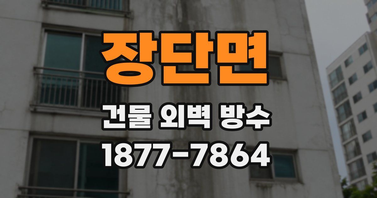 장단면 건물 외벽 방수