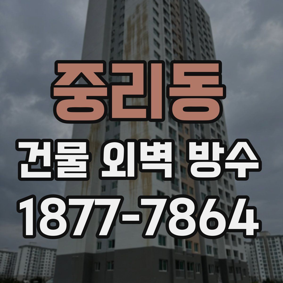 중리동 건물 외벽 방수