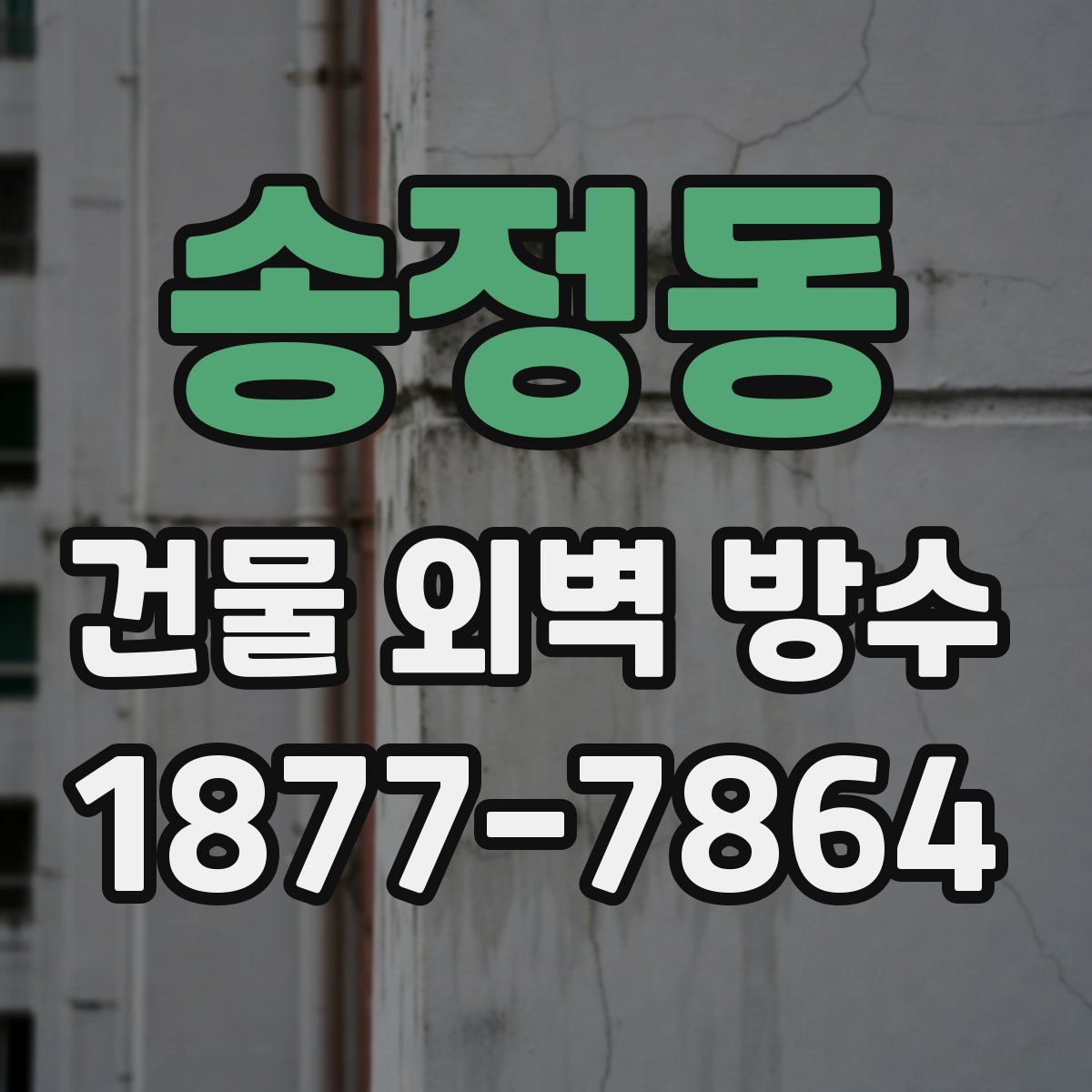 송정동 건물 외벽 방수