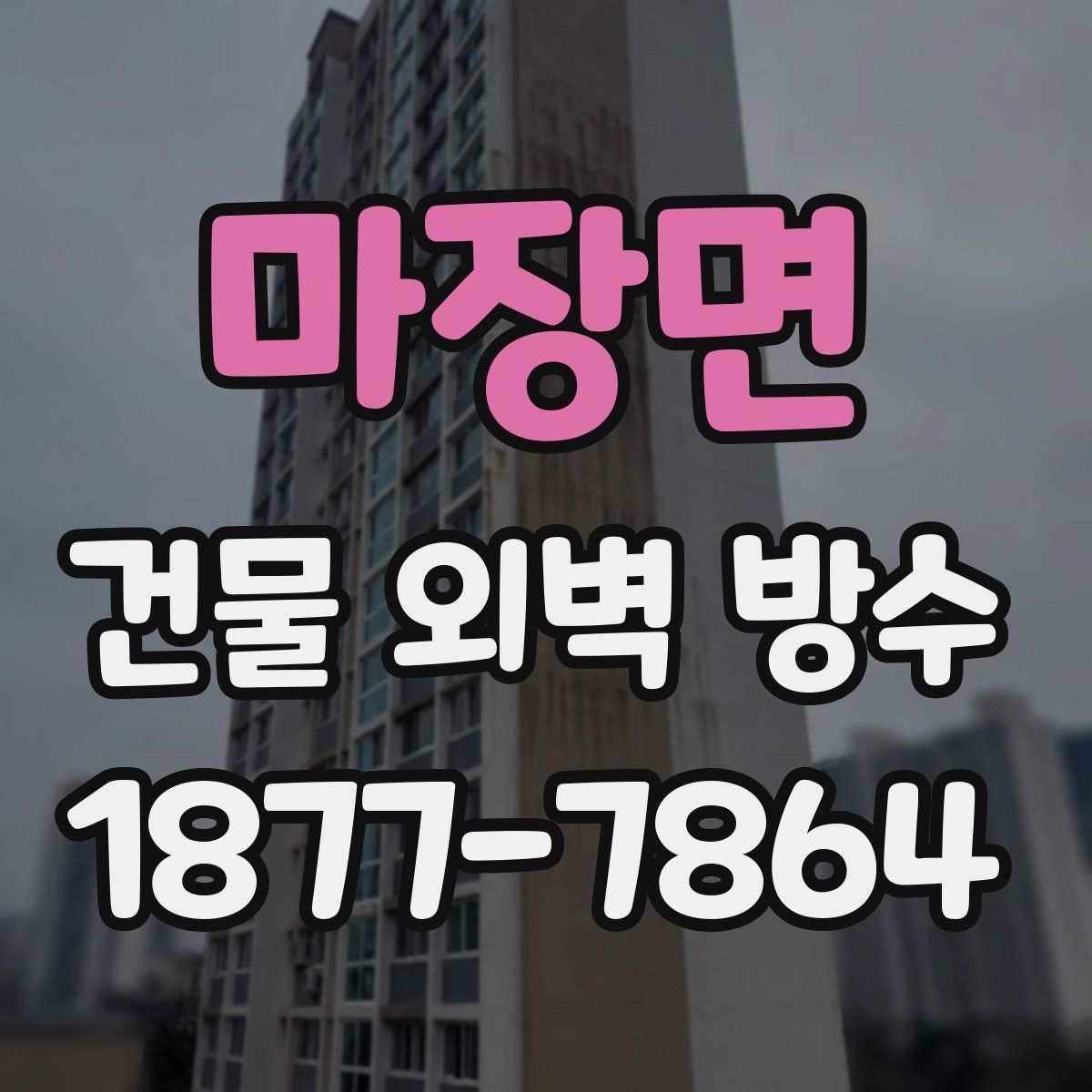 마장면 건물 외벽 방수