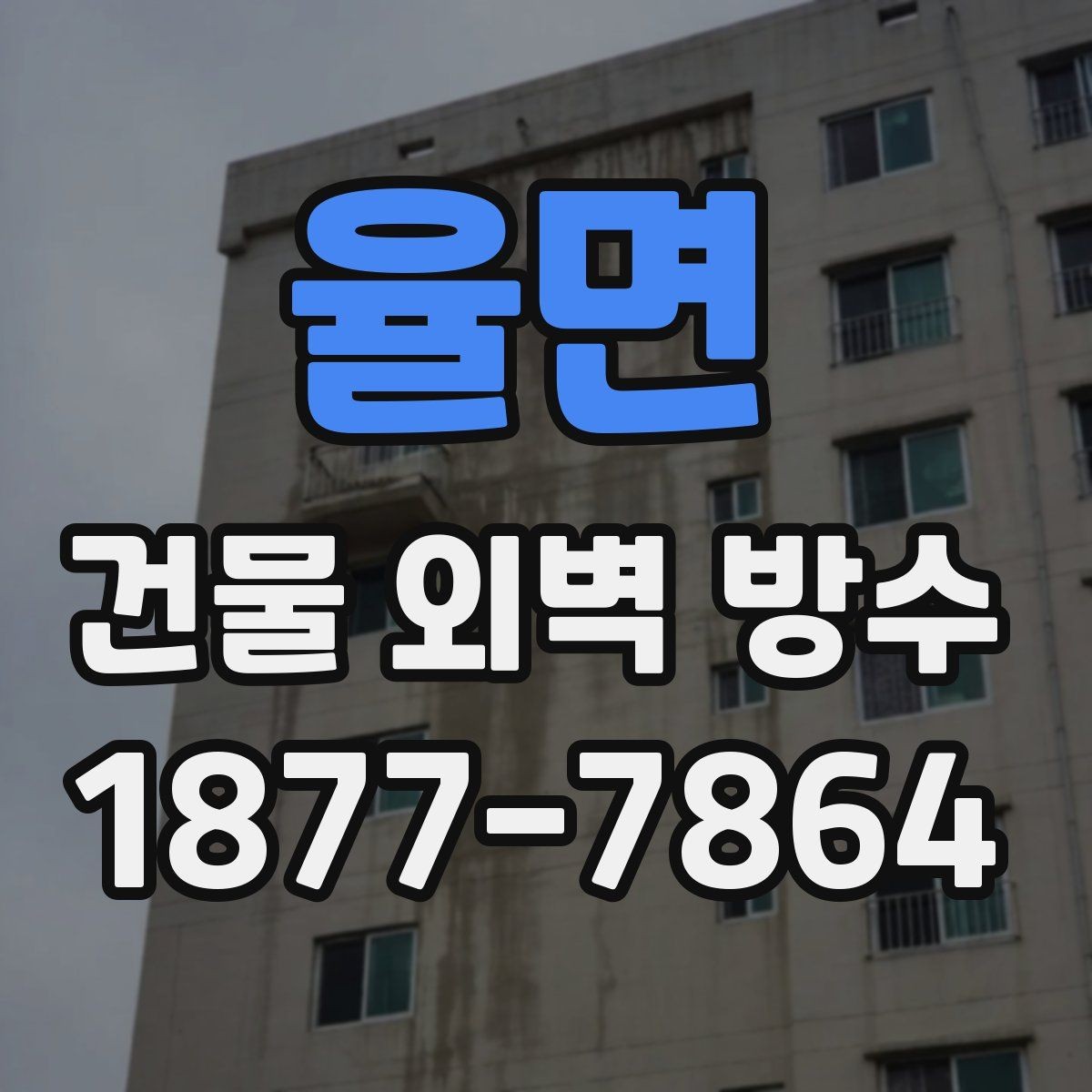 율면 건물 외벽 방수 업체와 상담할 때 준비할 사진