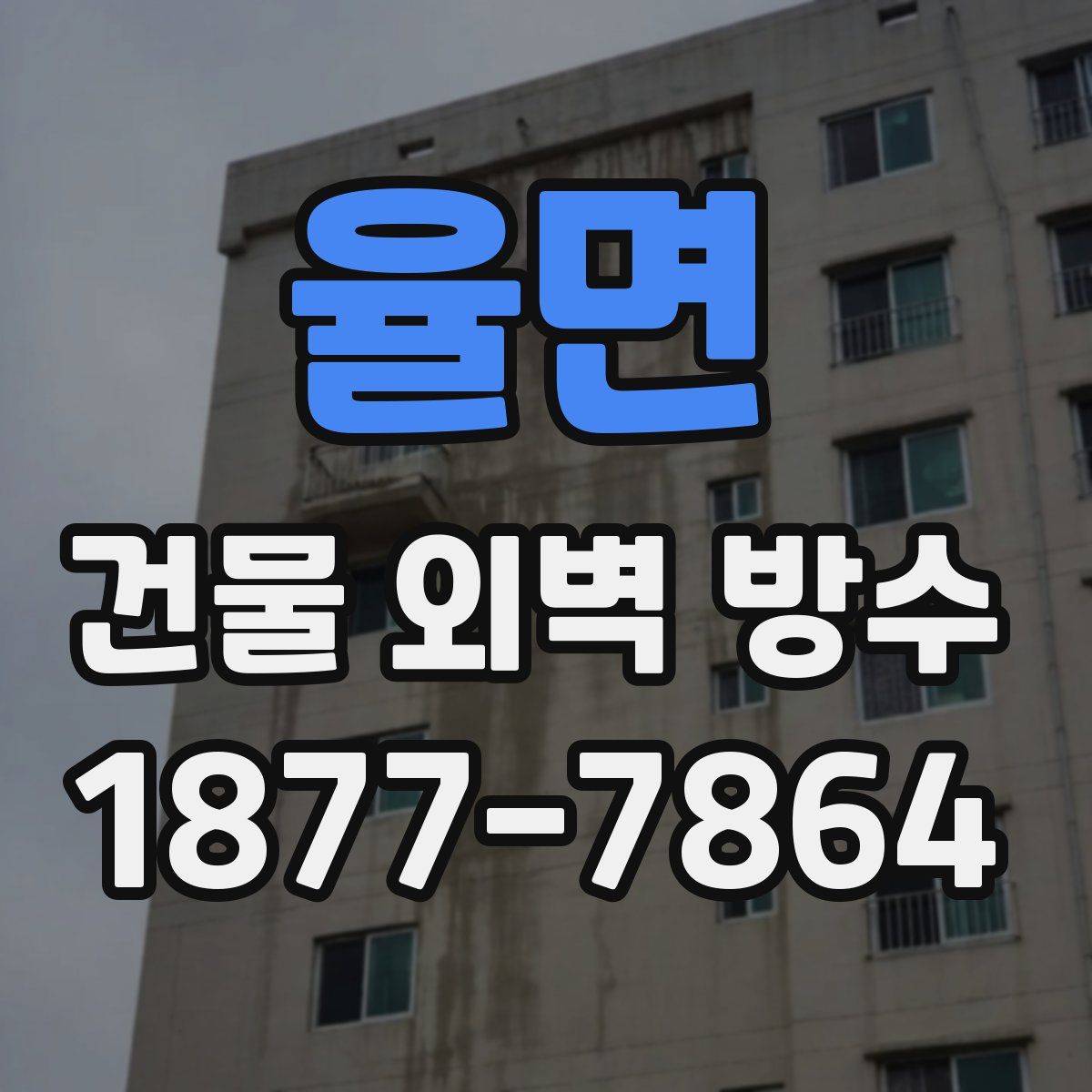 율면 건물 외벽 방수