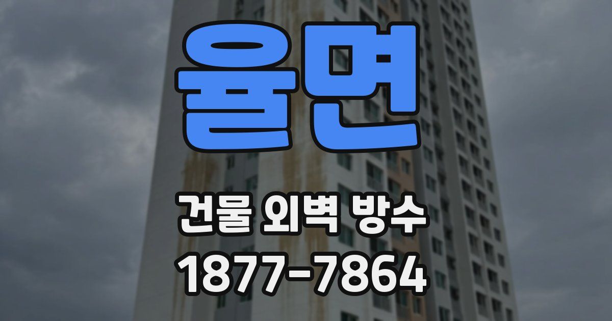 율면 건물 외벽 방수
