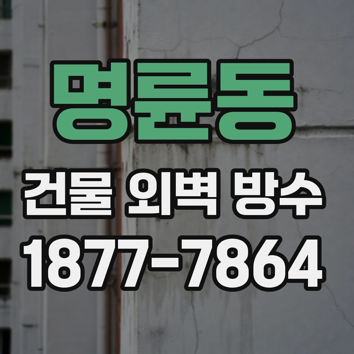 명륜동 건물 외벽 방수
