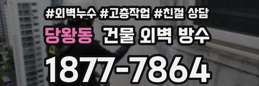 당왕동 건물 외벽 방수