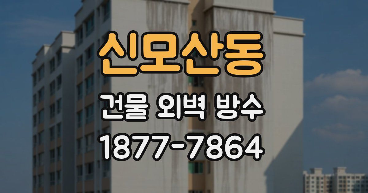 신모산동 건물 외벽 방수