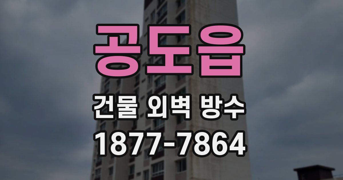 공도읍 건물 외벽 방수