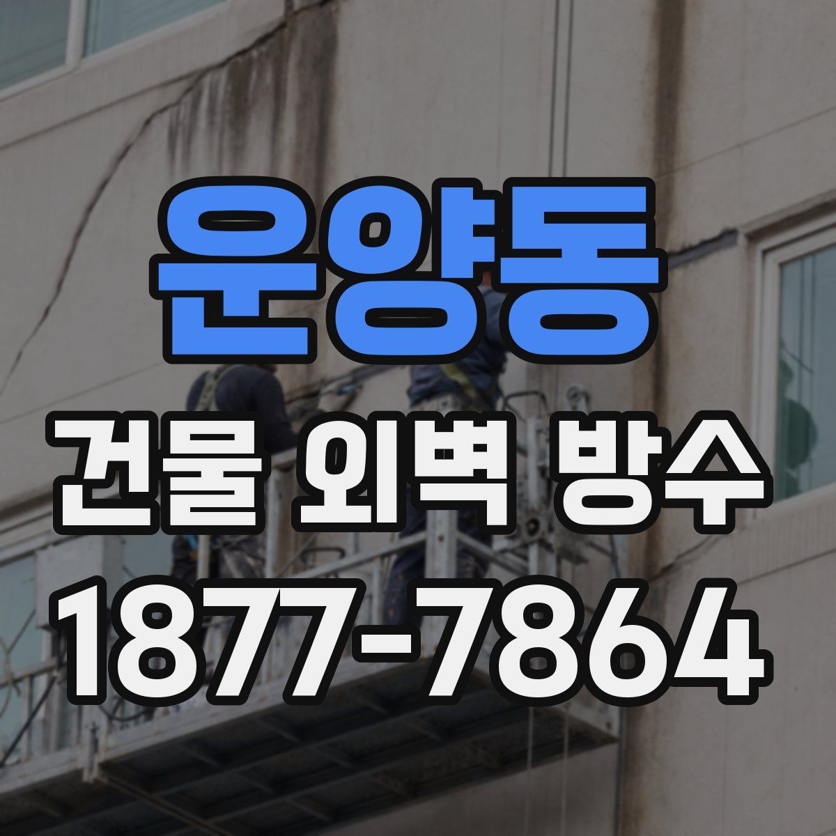 운양동 건물 외벽 방수
