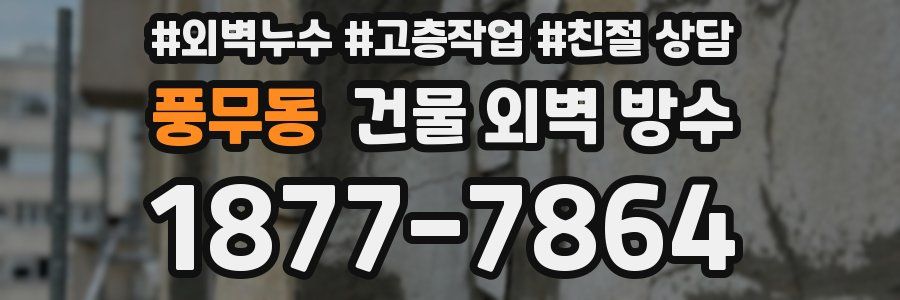 풍무동 건물 외벽 방수