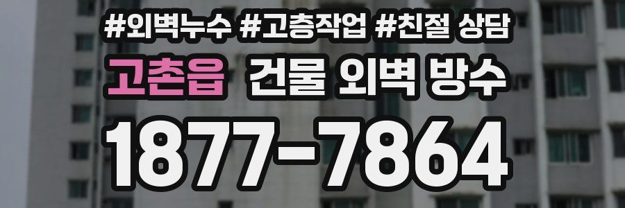 고촌읍 건물 외벽 방수