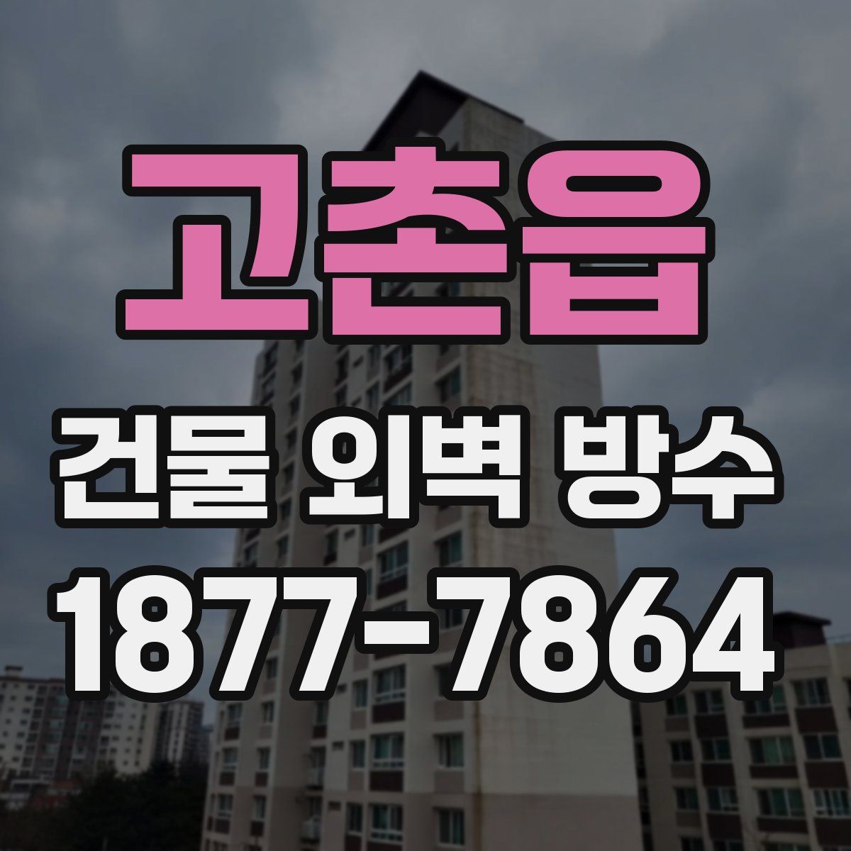고촌읍 건물 외벽 방수