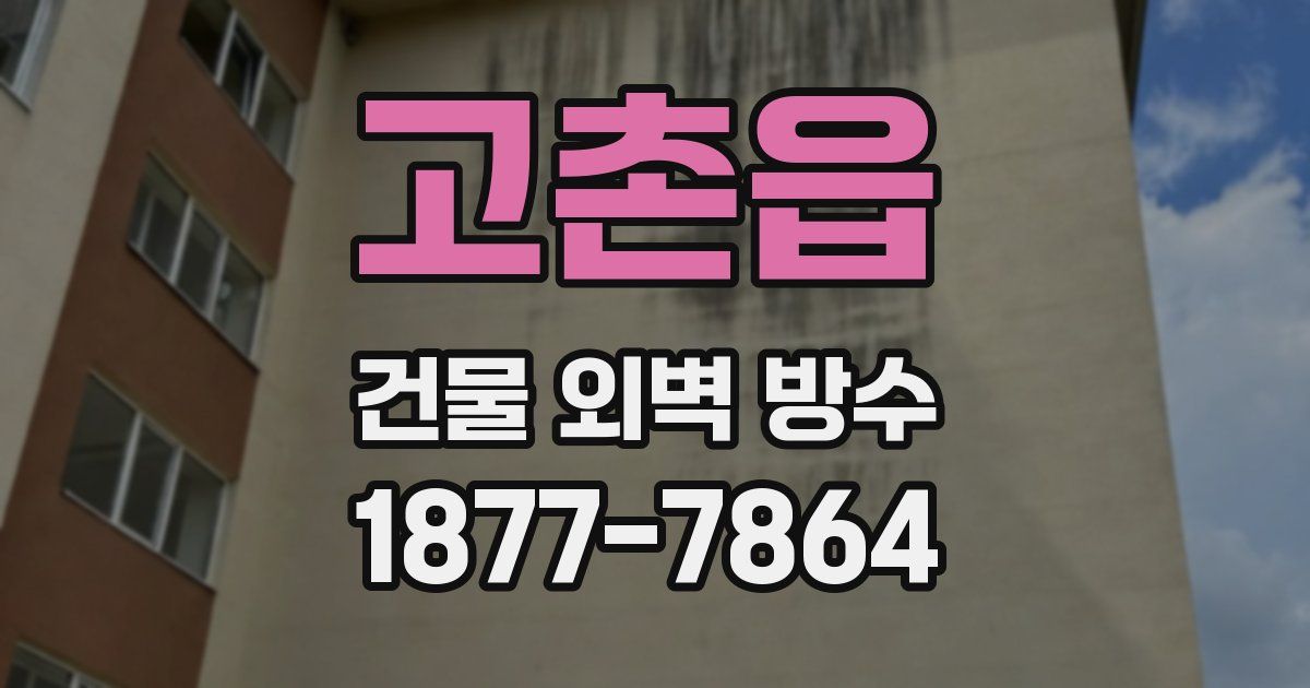 고촌읍 건물 외벽 방수