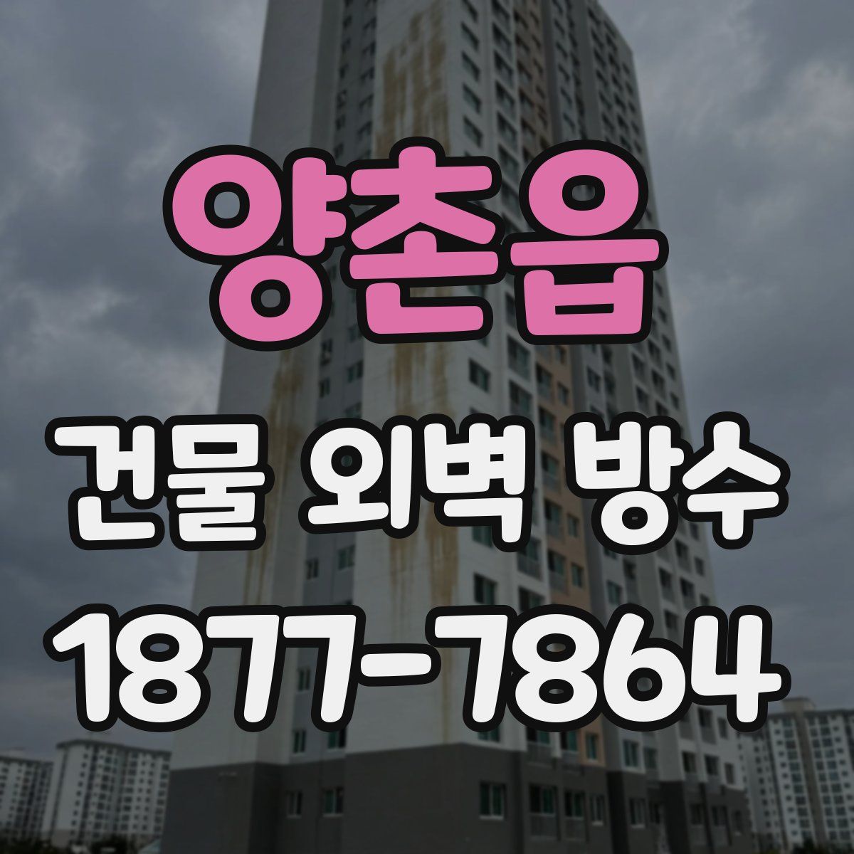 양촌읍 건물 외벽 방수