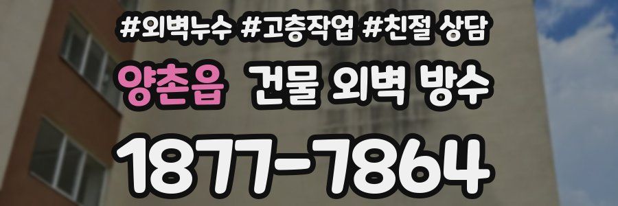 양촌읍 건물 외벽 방수