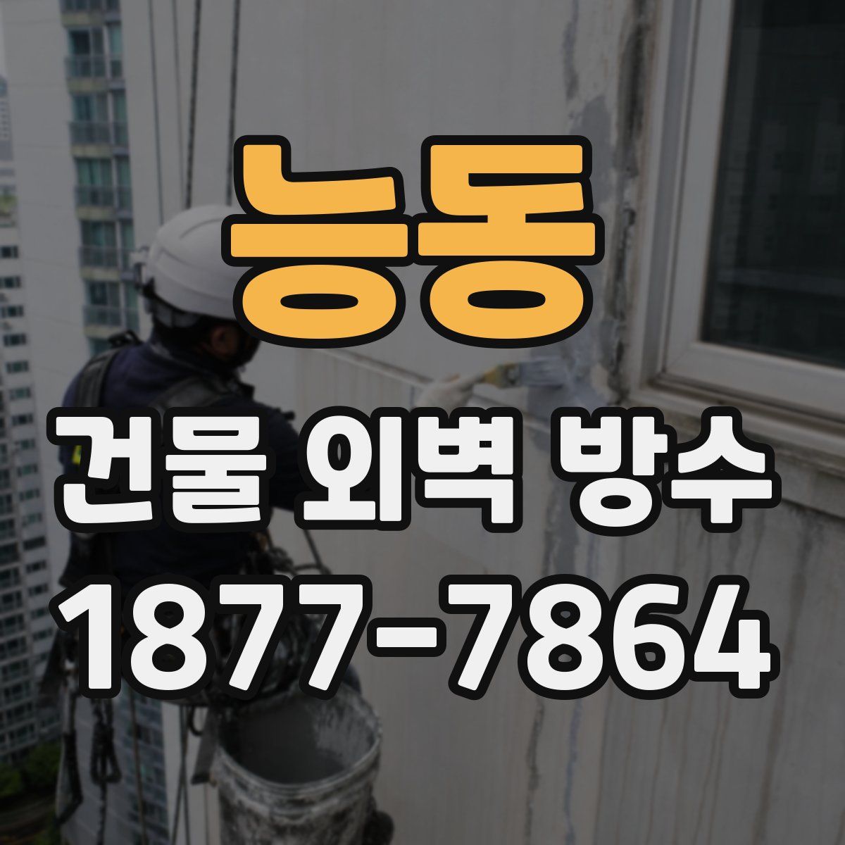 능동 건물 외벽 방수