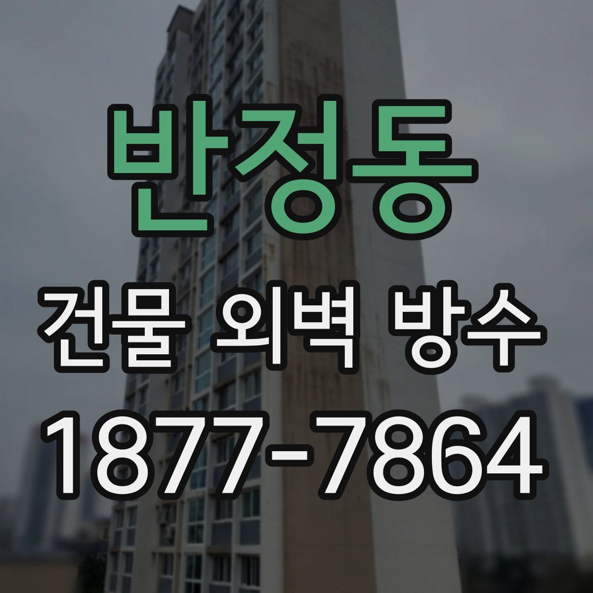 반정동 건물 외벽 방수
