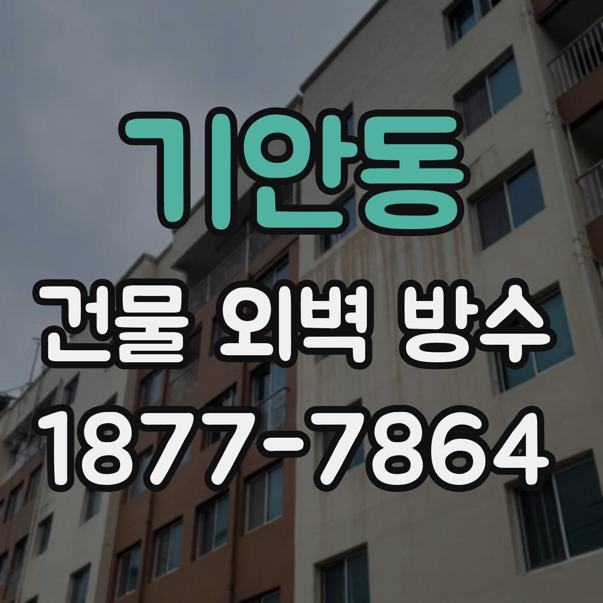 기안동 건물 외벽 방수