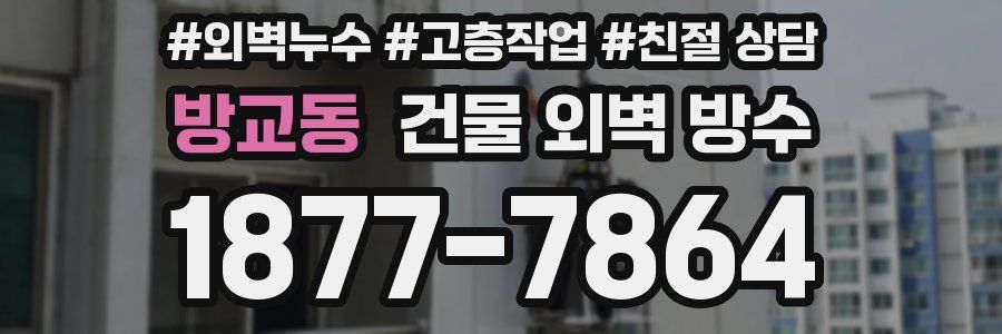 방교동 건물 외벽 방수