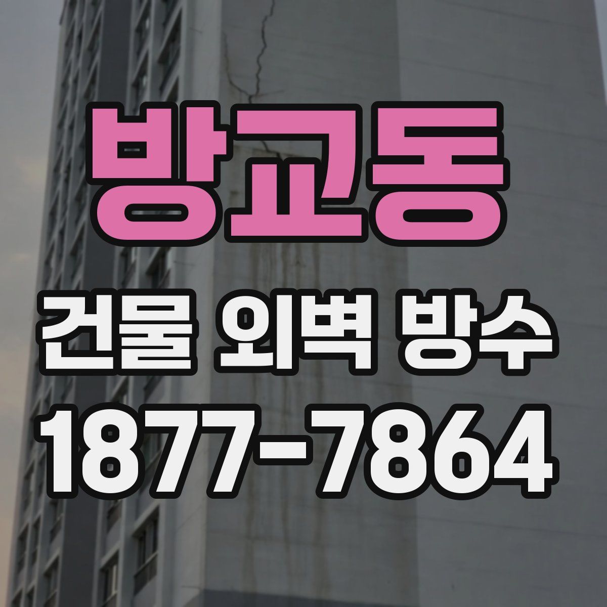 방교동 건물 외벽 방수