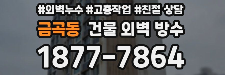 금곡동 건물 외벽 방수