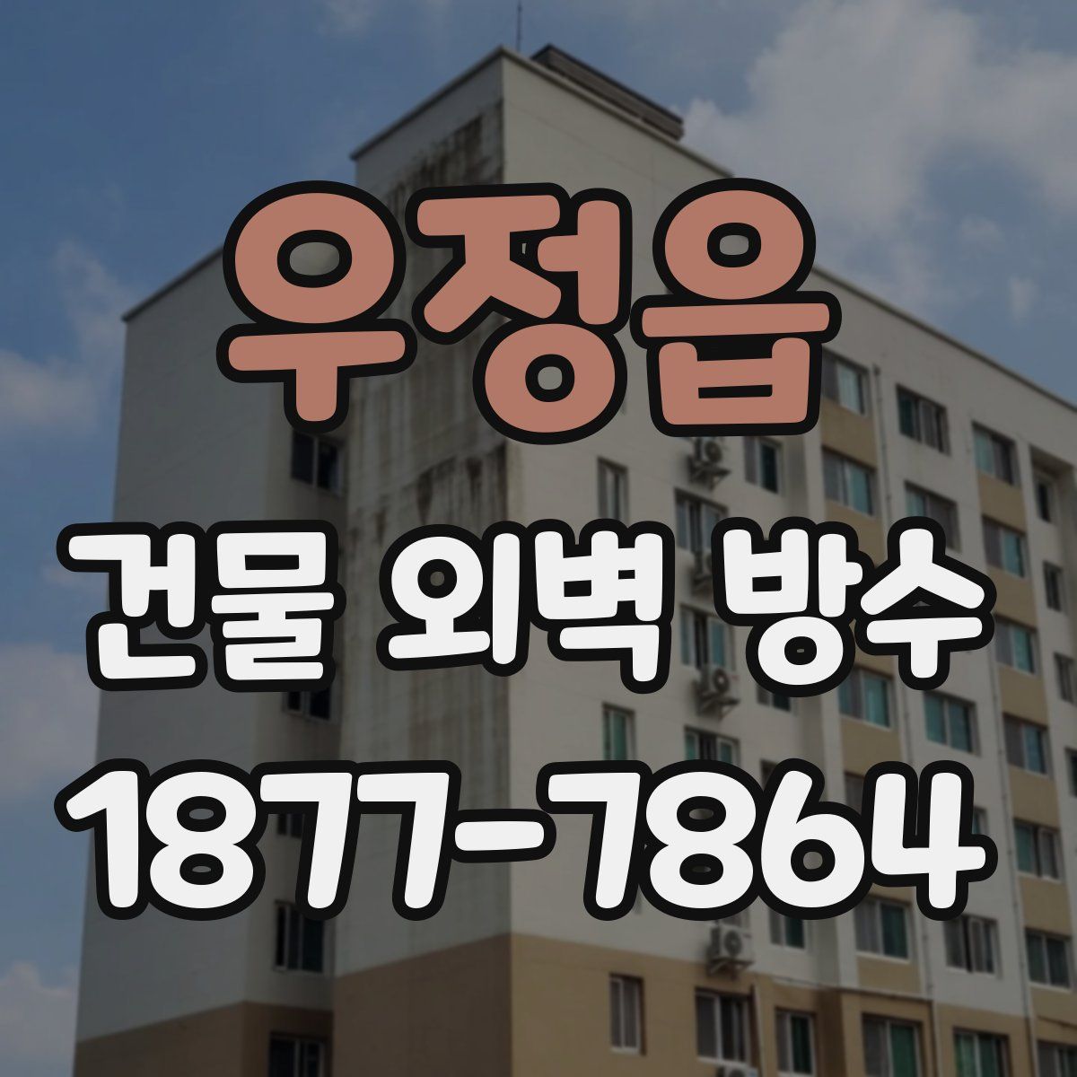 우정읍 건물 외벽 방수