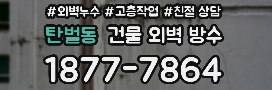 탄벌동 건물 외벽 방수