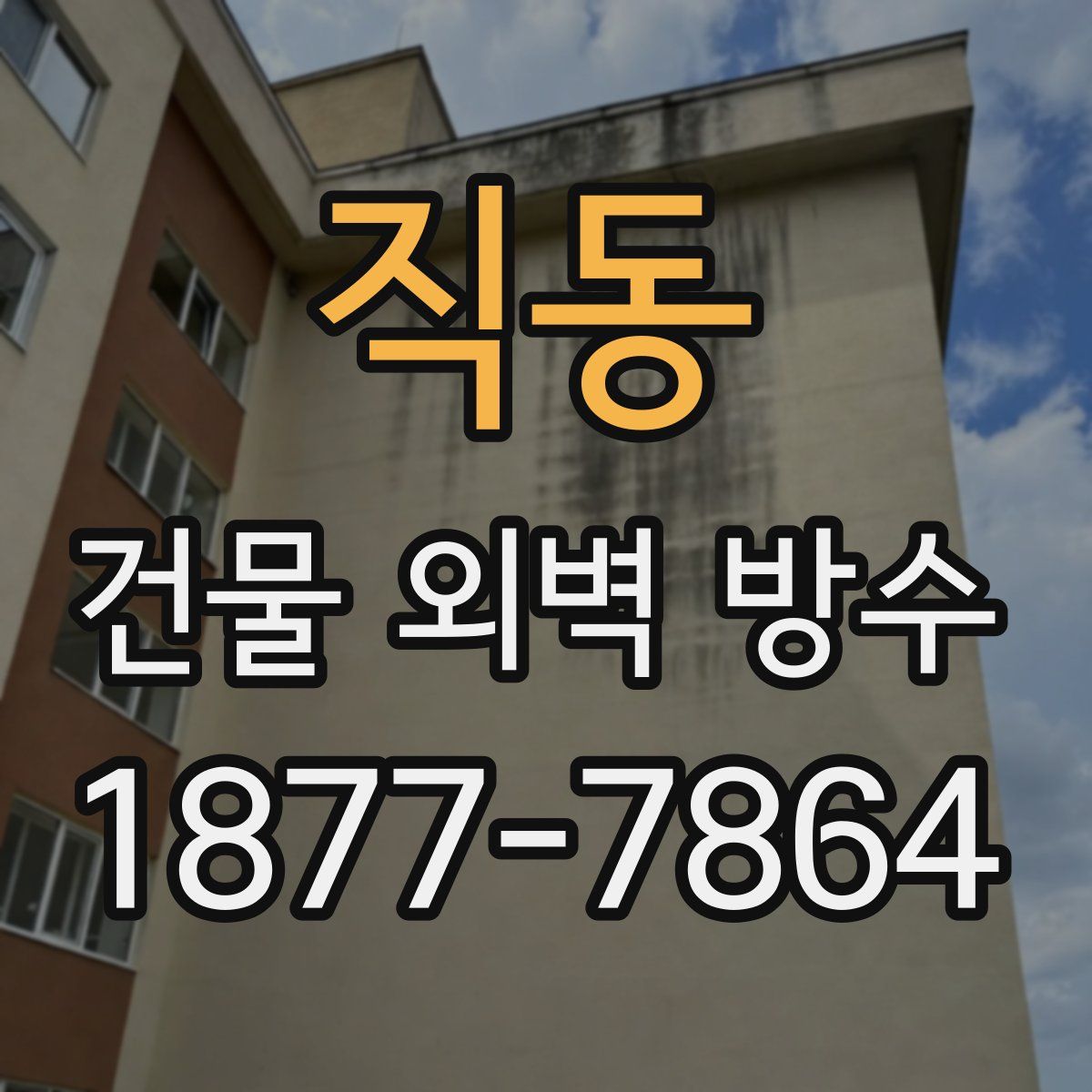 직동 건물 외벽 방수