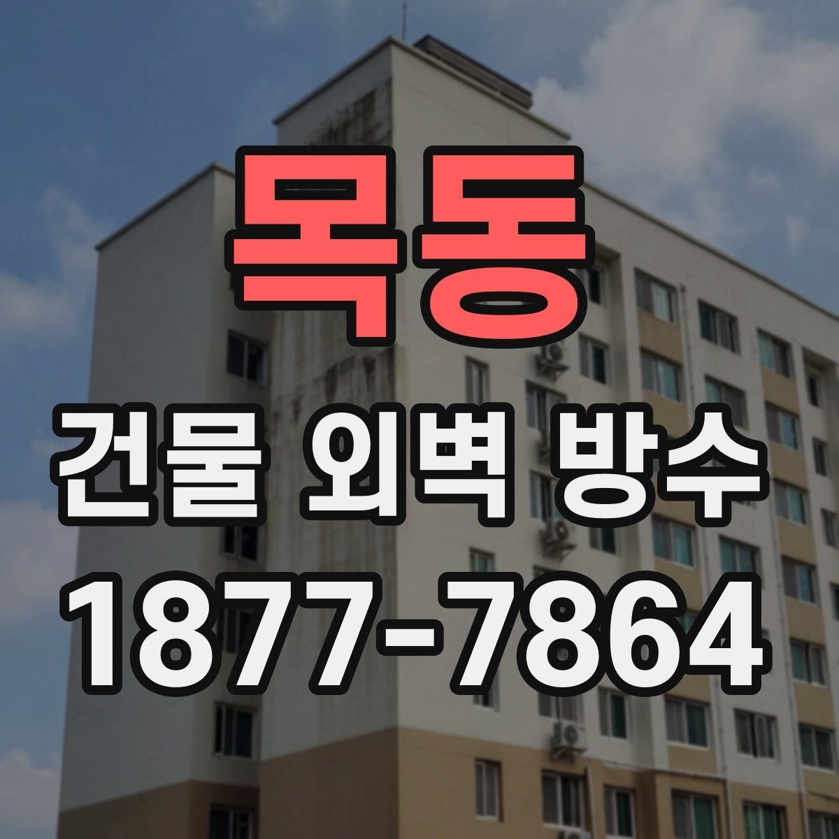 목동 건물 외벽 방수 외벽 균열 유형별 대응 방법