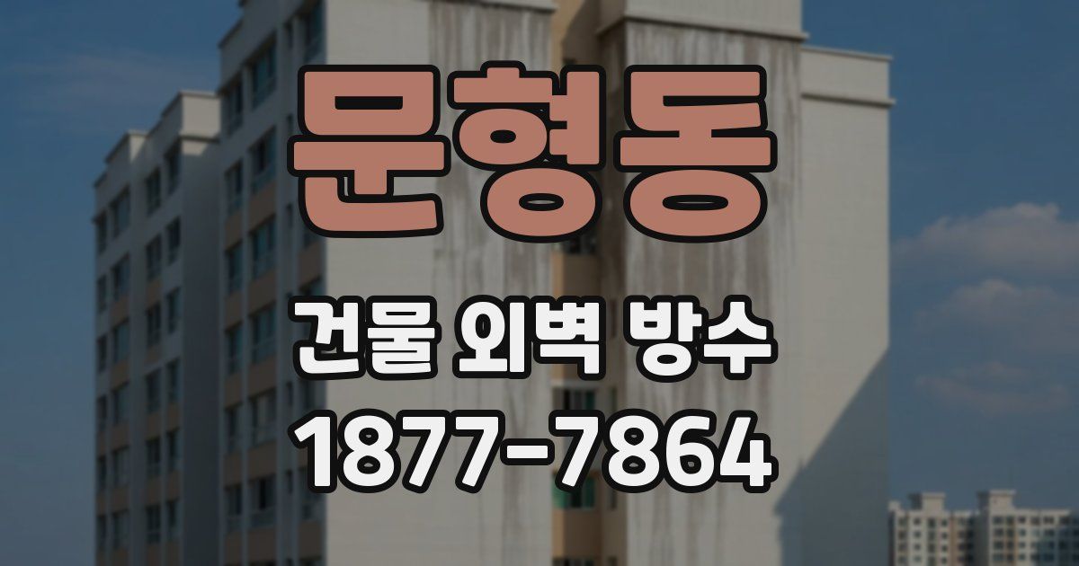 문형동 건물 외벽 방수