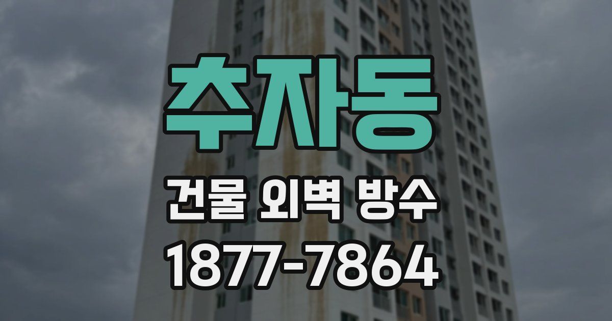 추자동 건물 외벽 방수