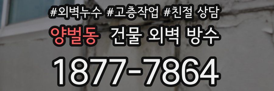 양벌동 건물 외벽 방수