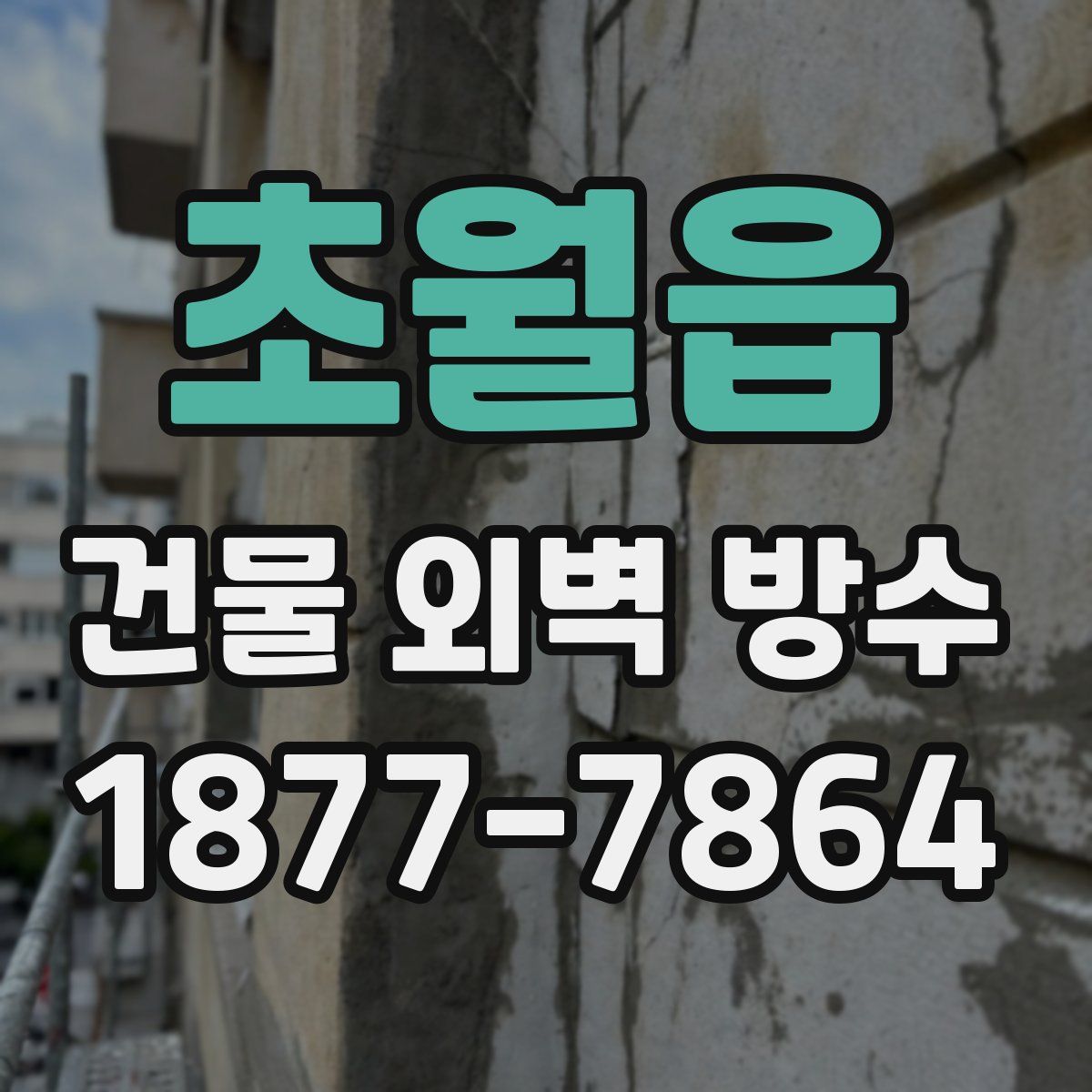 초월읍 건물 외벽 방수