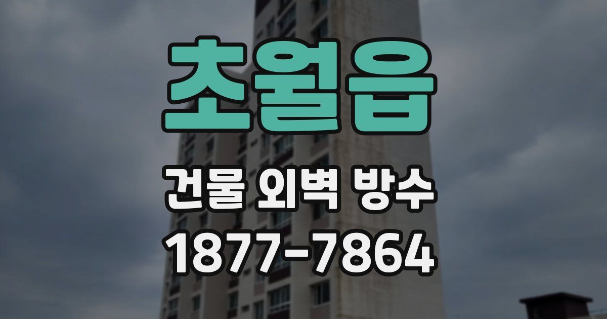 초월읍 건물 외벽 방수